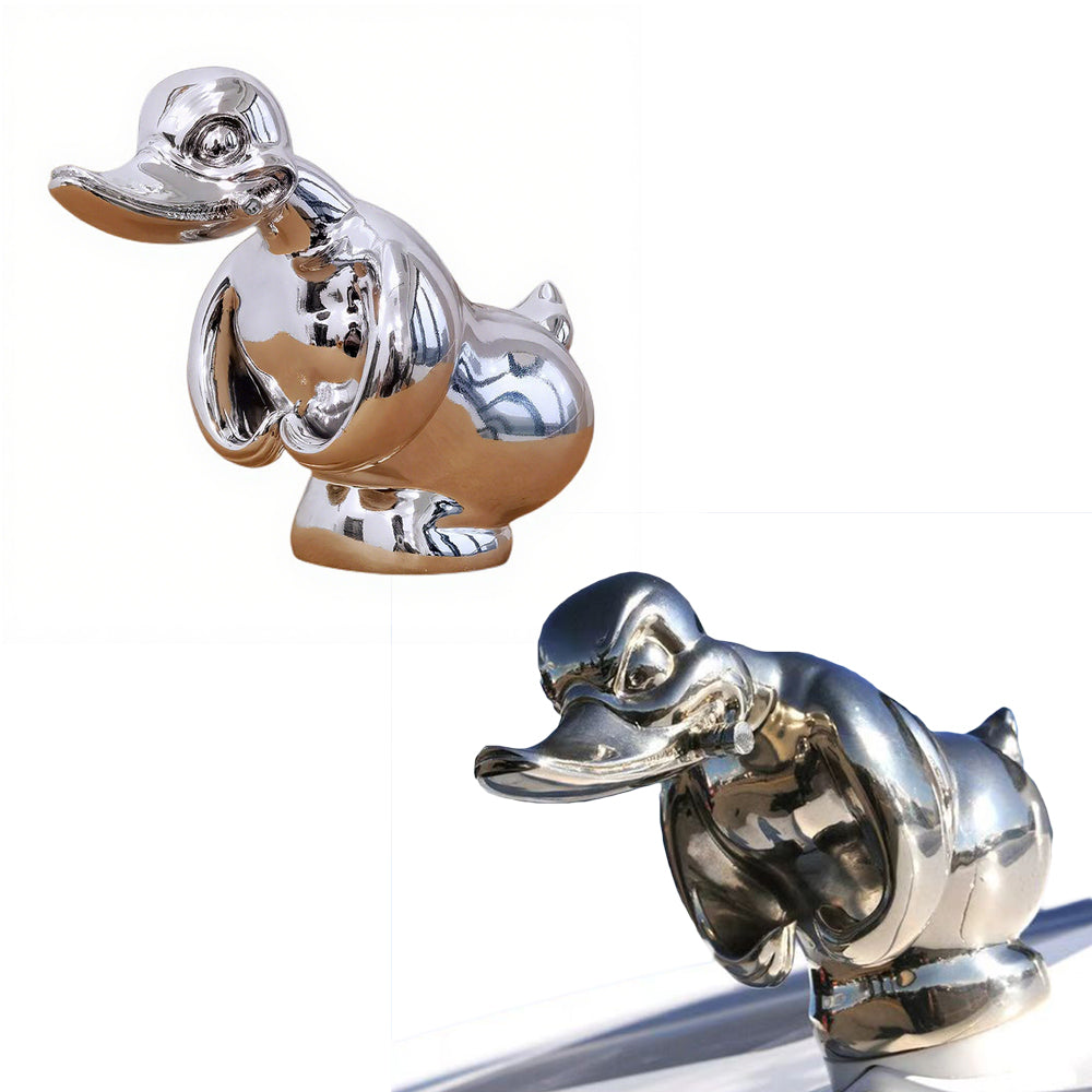 Angry Rubber Duck Car Hood Ornament Resin Decoration for Motorcycle and Car