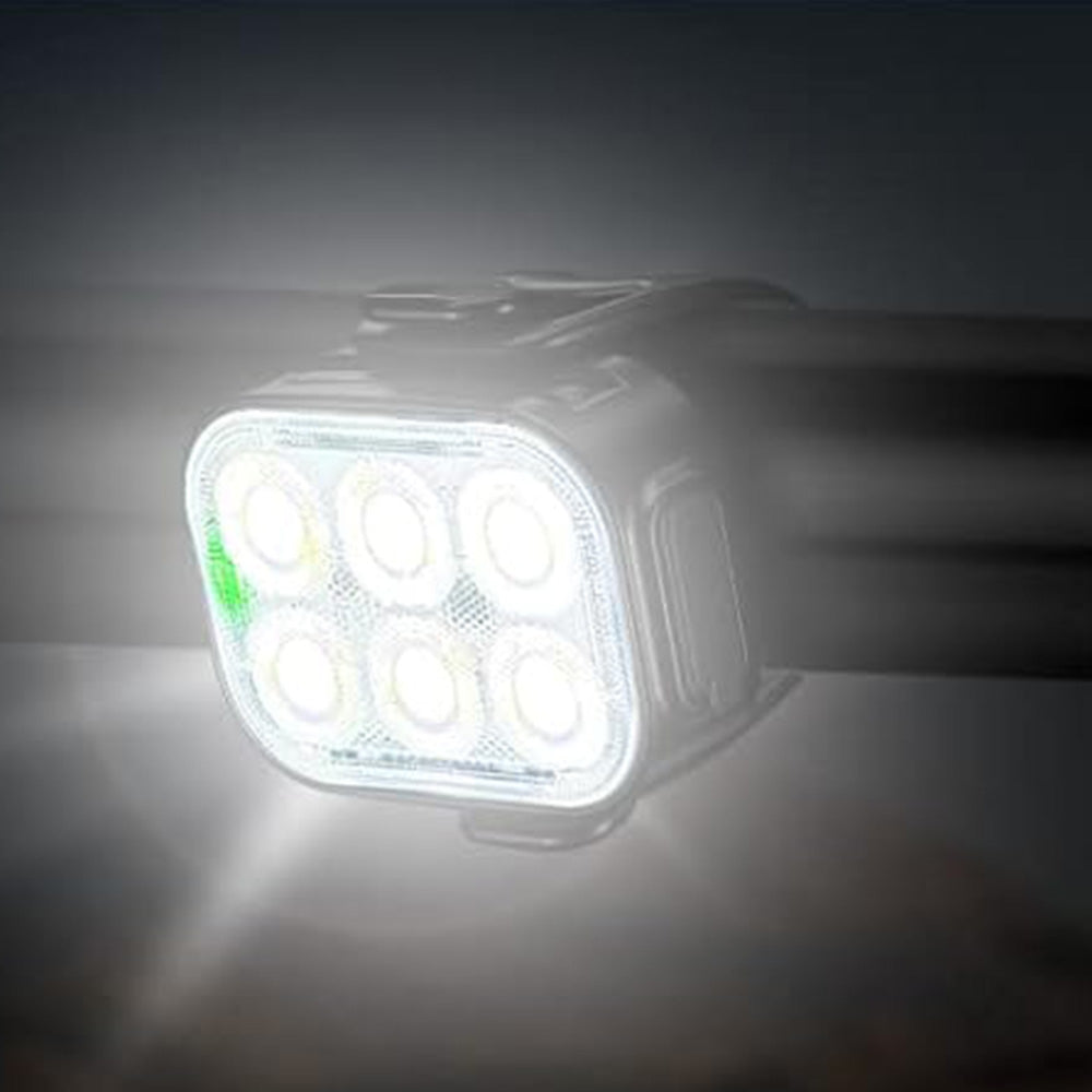 USB Rechargeable Bike Light Set with 4+6 Modes Waterproof Bicycle Lights