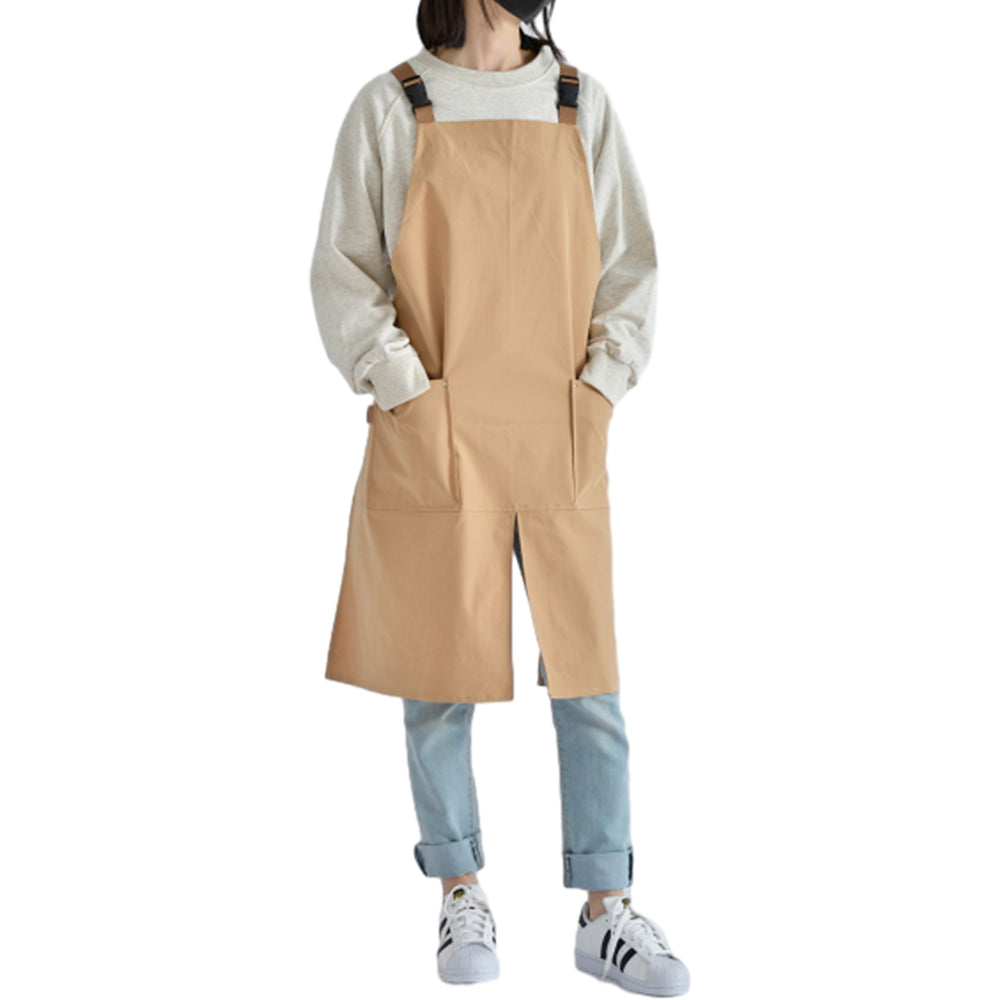 Kitchen Apron Water-Resistant Overalls Bib Apron