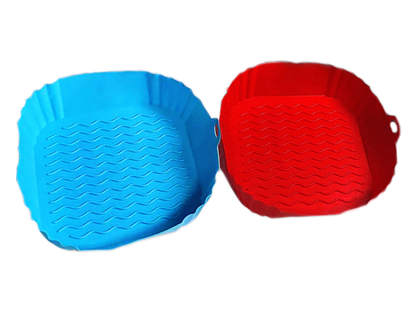 2pcs Square Silicone Air Fryer Liners Reusable Air Fryer Pot Air Fryer Inserts