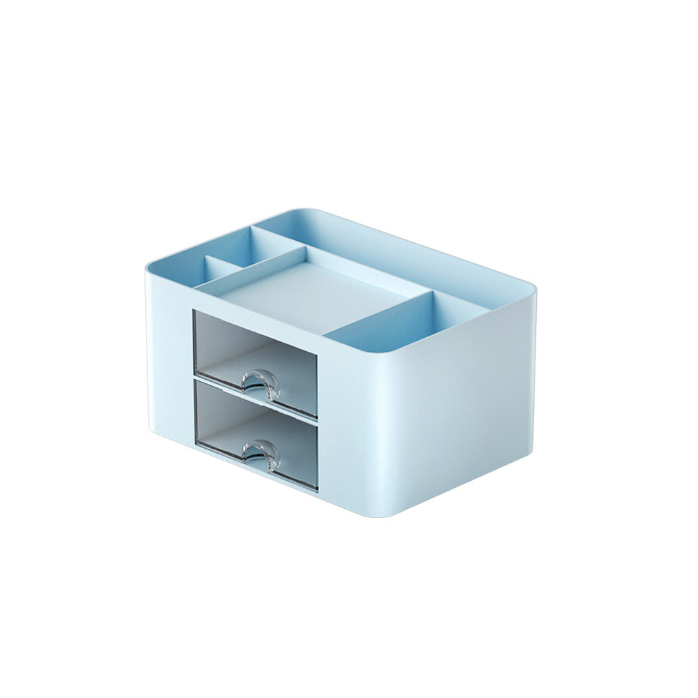 Pen Organizer with 2 Drawer Multi-Functional Pencil Holder for Desk