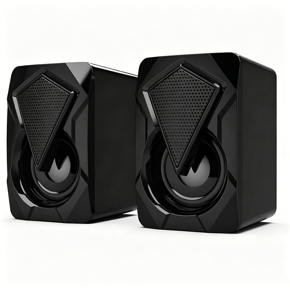 Computer Speakers RGB Desktop 2 Inch Dual Drivers Soundbar for Laptop