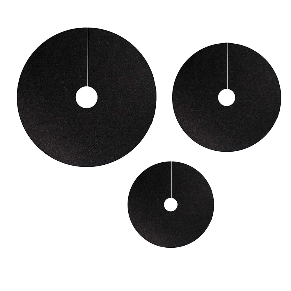 10pcs Non-Woven Tree Mulch Ring for Weed Control Root Protection