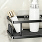 2 Piece Carbon Steel Adhesive Corner Shower Caddy Set for Bathroom