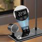 4 in 1 LED Desk Lamp with Wireless Charger Bluetooth Speaker and Alarm Clock
