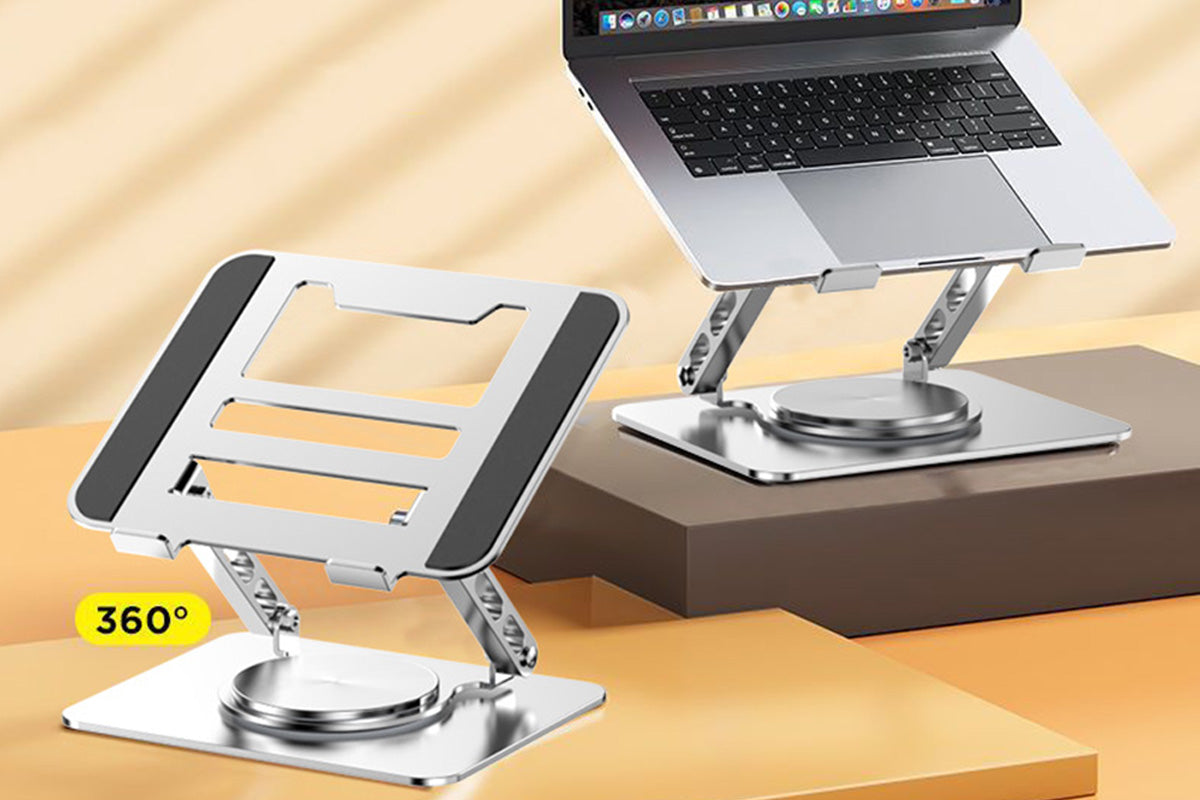 Adjustable Laptop Stand 360 Degree Rotation Foldable Desktop Holder