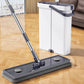 Flat Mop and Bucket Set with 2 Reusable Mop Pads