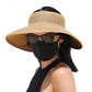 Foldable Adjustable Wide Brim Open Top Outdoor Sun Visor Hat