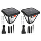 2XSolar Spot Lights Wall Motion Sensor Lights Path Lamp For Garden
