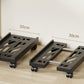 Computer Stand Adjustable with Wheels Mobile PC Case Holder Universal for Home