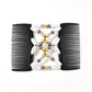3 Pack Beaded Hair Comb Double Row Elastic Clip Hair Accessories
