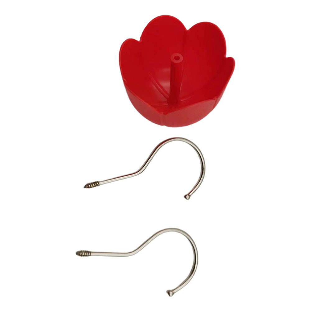 Flower Shape Ant Moat Hummingbird Feeder for Outdoor Yard Hanging Feeder