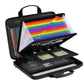 Hard Case File Organiser with Lock and Multi Pocket Accordion File Folder