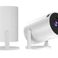 Home Projector with 240 Degree Rotating Lens and WiFi Screen Mirroring