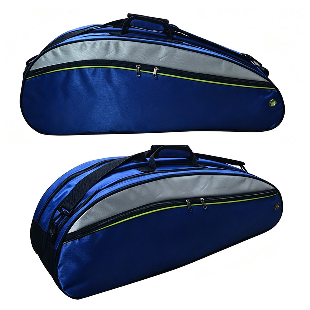 Badminton Bag for 4 to 6 Rackets with Shoe Compartment and Shoulder Strap