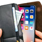 PU Cell Phone Holster Wallet Phone Case with Strap for Samsung Galaxy S23 iPhone 15