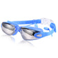 Electroplated Swimming Goggles with Case Anti-Fog UV-Blocking for Adults