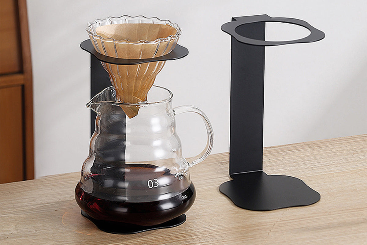 Hand Pour Over Coffee Dripper Stand Metal Coffee Filter Holder Coffee Funnel Support Rack