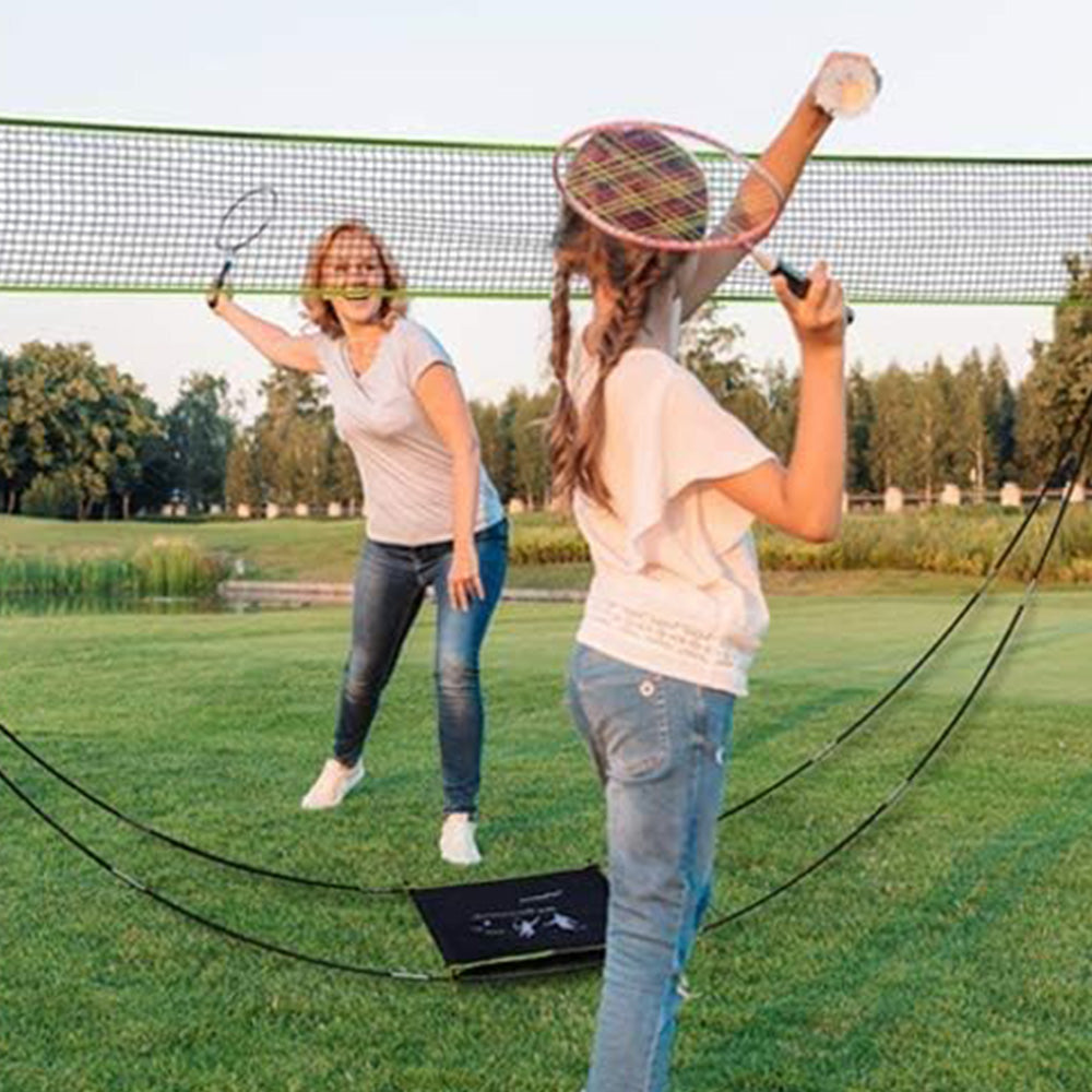 Portable Foldable Easy-Setup Badminton Net Set