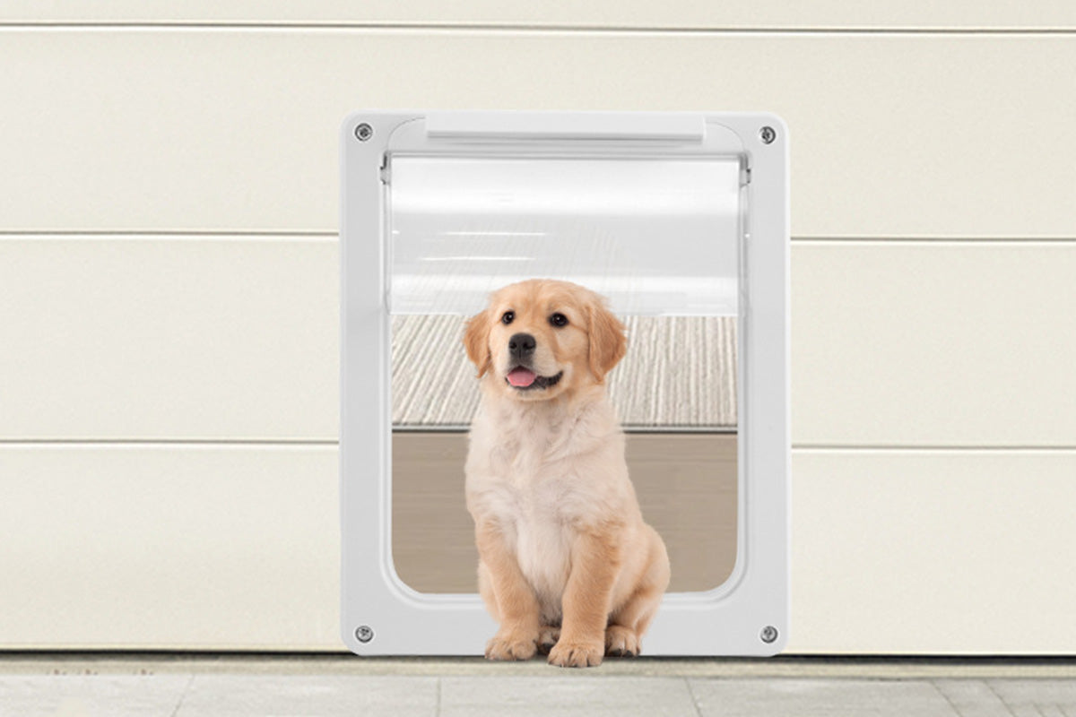 Pet Door for Cats and Dogs with Locking Panel