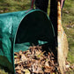 2-Pack 270L Garden Waste Bags - Semi-Circular Outdoor Leaf Collector with Handles