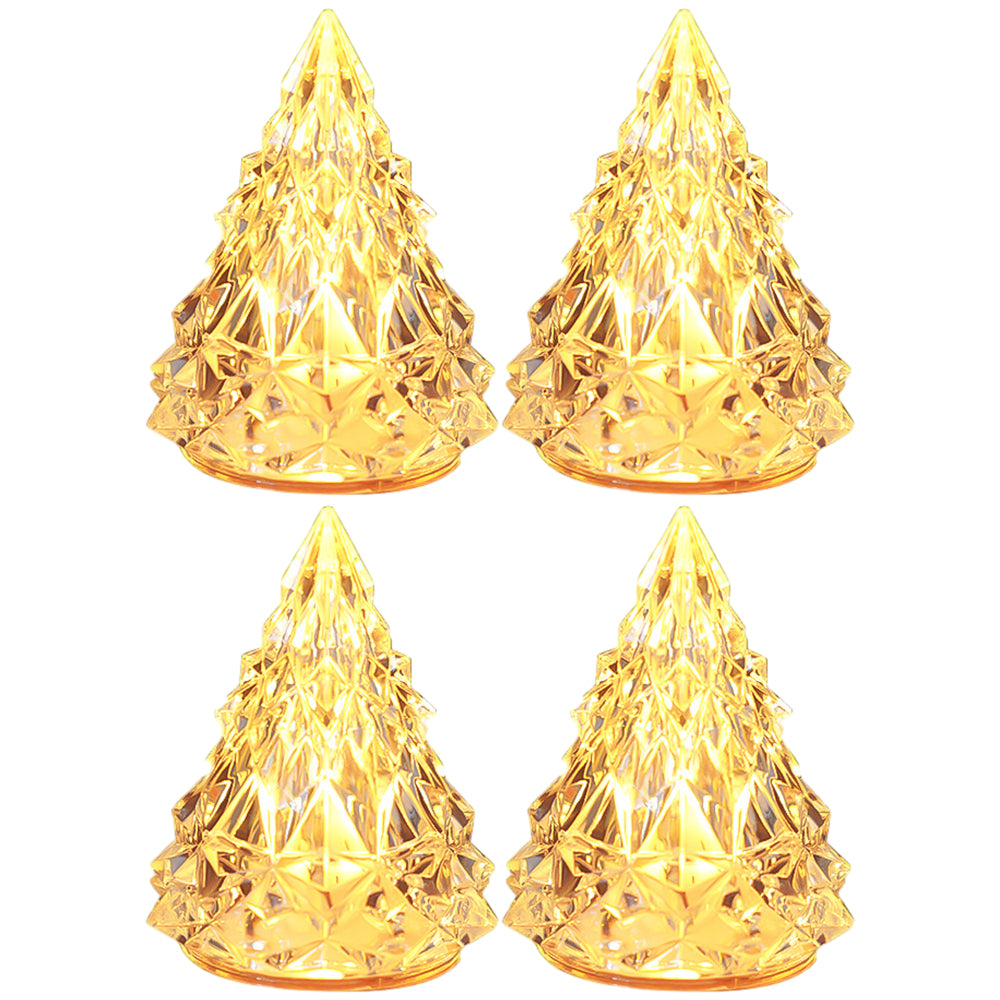 4Pcs Battery Powered Mini Iceberg Bedside Lamp