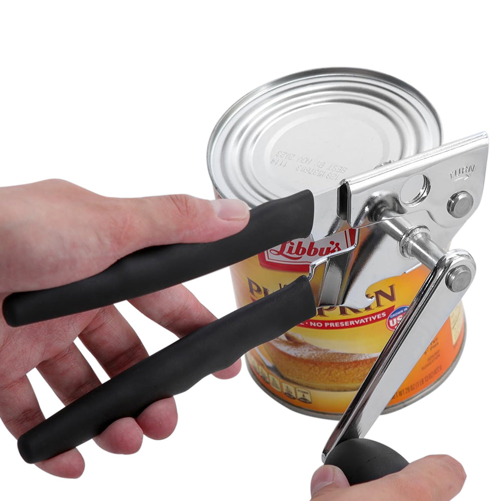 Can Opener Manual with Comfortable Extra-long Handles for Seniors