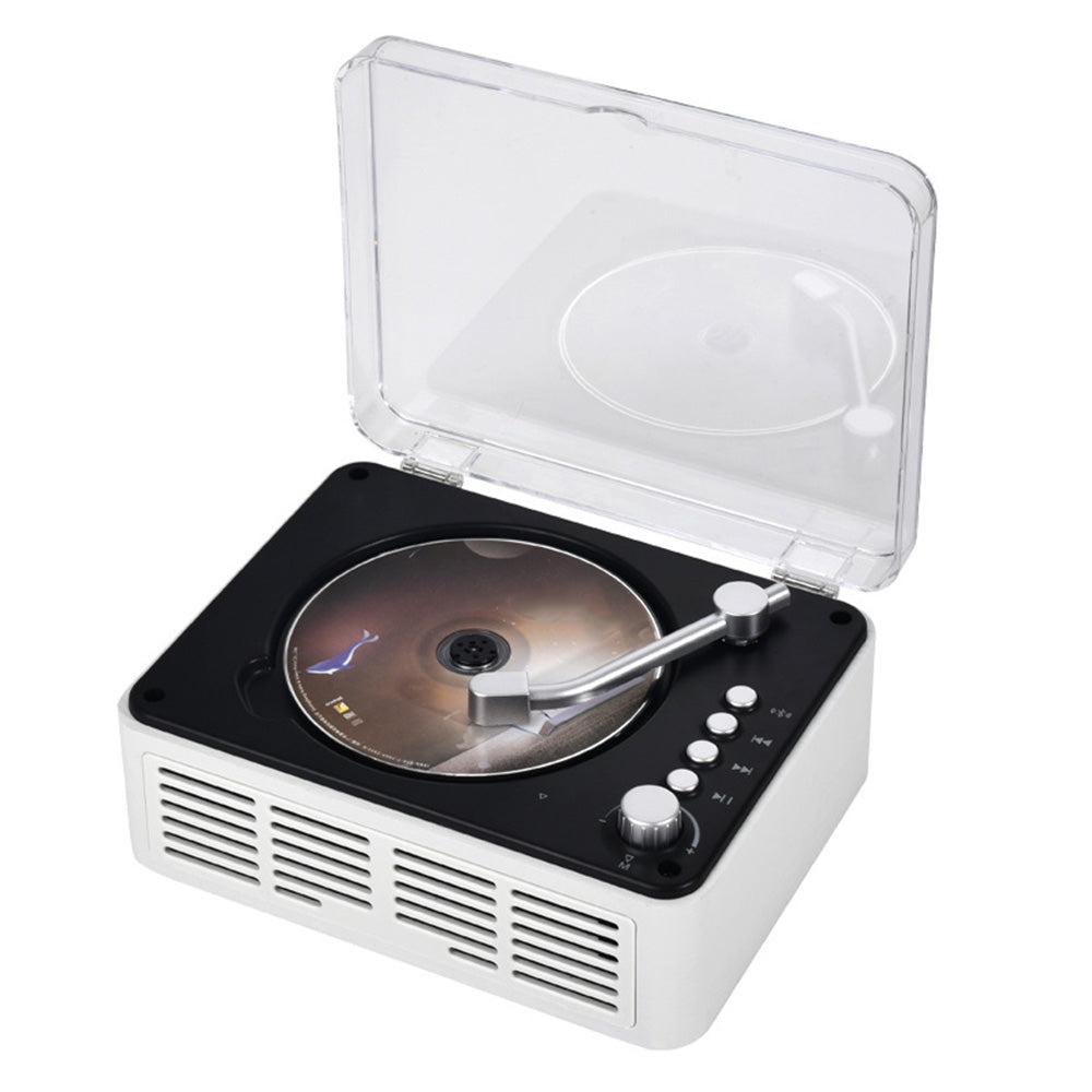 Retro CD Player Multifunctional Music Player with Bluetooth FM Radio for Home Use
