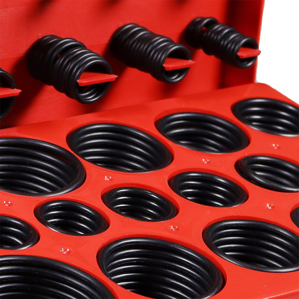 419 PCS O Ring Kit with Storage Box Rubber Sealing Gasket for Appliance Auto Repair