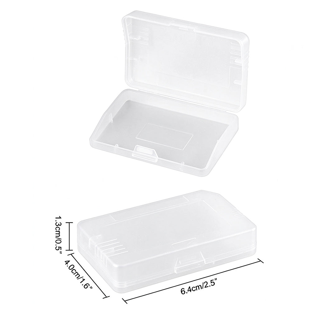 20 Pack Clear PP Game Cartridge Storage Cases for GBA Cards