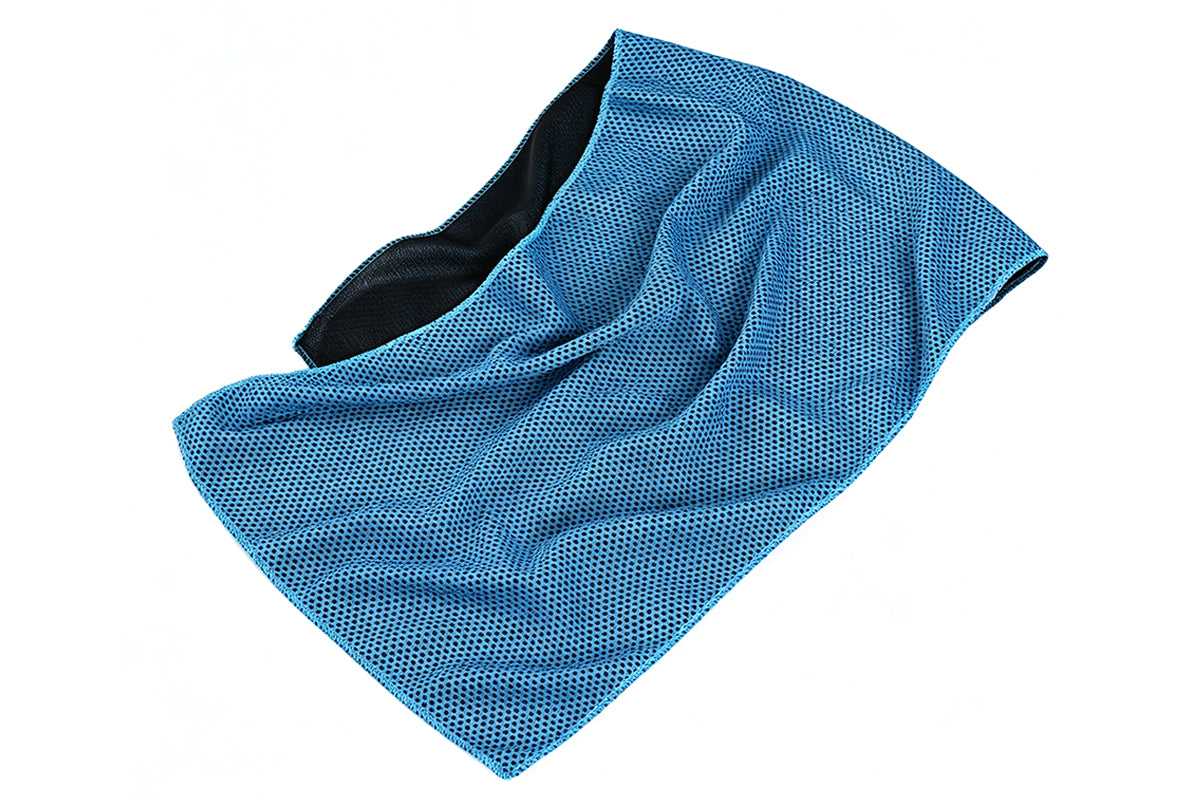 4pcs 100x30cm Reusable Cooling Towels with Storage Bag Carabiner