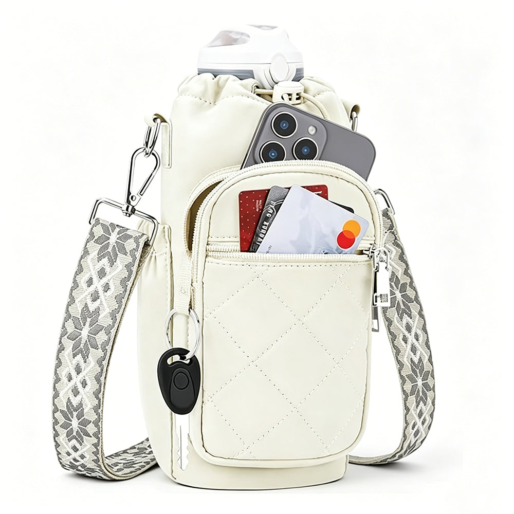 Running Hydration Pack with Aluminum Foil Insulation for Water Bottle