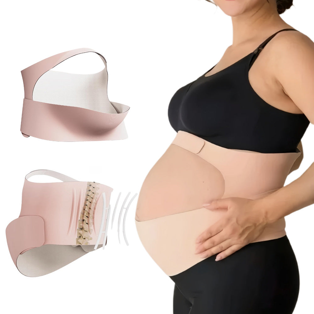 Maternity Pregnancy Belly Band Invisible Pregnancy Belt-Beige