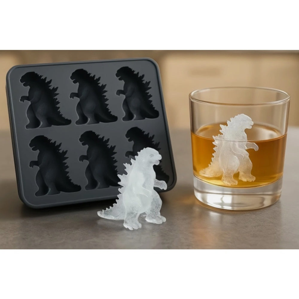 6 Cavity Silicone Monster Ice Mold Tray Flexible Ice Maker