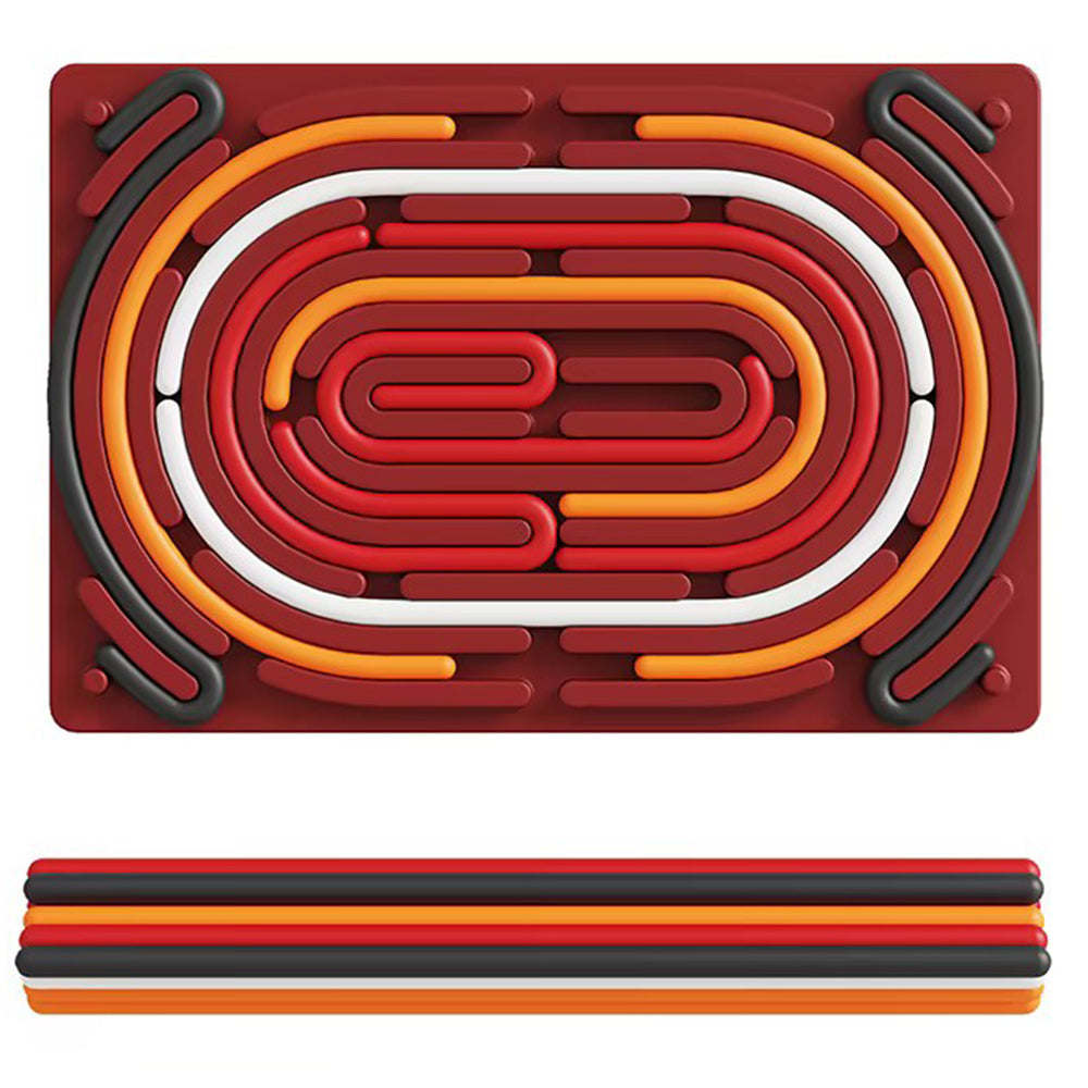 Sensory Activity Double-Sided Kids Busy Board for Fine Motor Skill