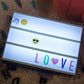 LED Cinema Light Box with 96 Letters