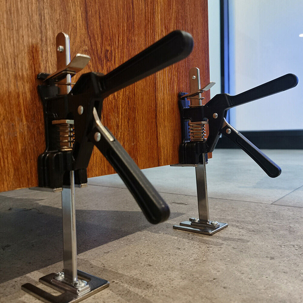 2Pcs Arm Lifter Labor Saving Door Board Lift Jack Pole