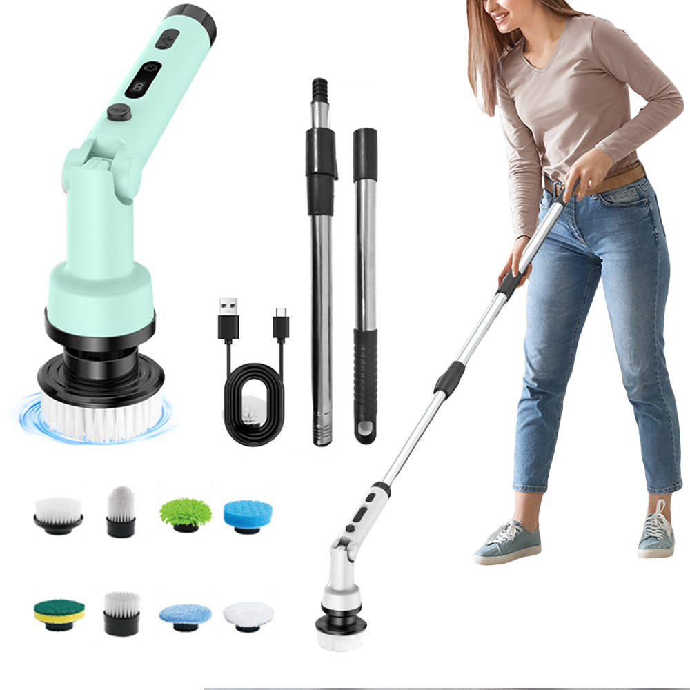9 in 1 Cordless Spin Scrubber Electric Cleaning Brush Set