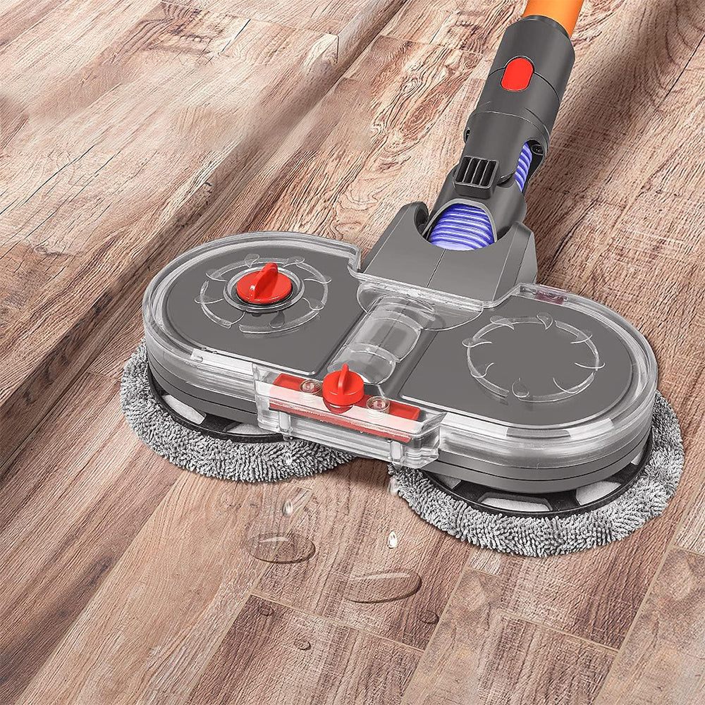 Electric Mop Head with 6 Cleaning Pads for Dyson V7 V8 V10 V11 Stick Vacuum Cleaners
