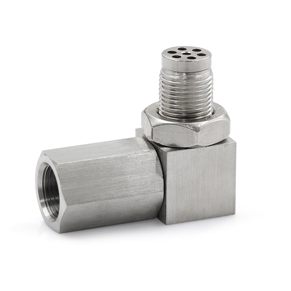 90 Degree O2 Sensor Spacer Bung Oxygen Sensor Extender Adapter for Exhaust System