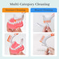 4Pcs Double Sided Denture Brushes for False Teeth Cleaning Brush