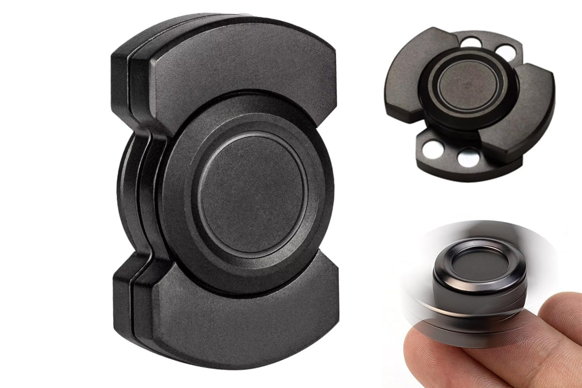 3-in-1 Fidget Spinner Slider and Clicker Stress Relief Toy for Kids and Adults
