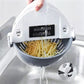 Multi Function Vegetable Cutter and Colander for Slicing Shredding Grating