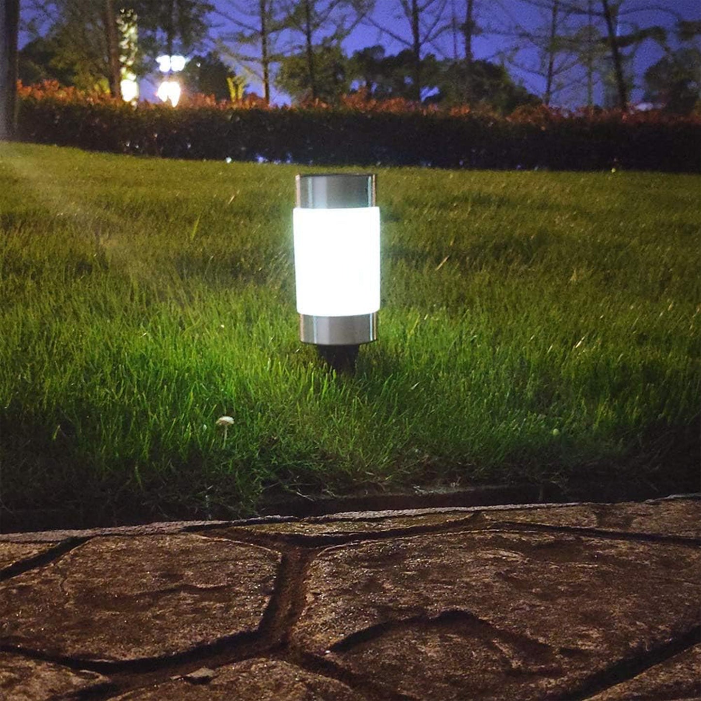 2Pcs Solar Power Garden Light Landscape Solar Lights