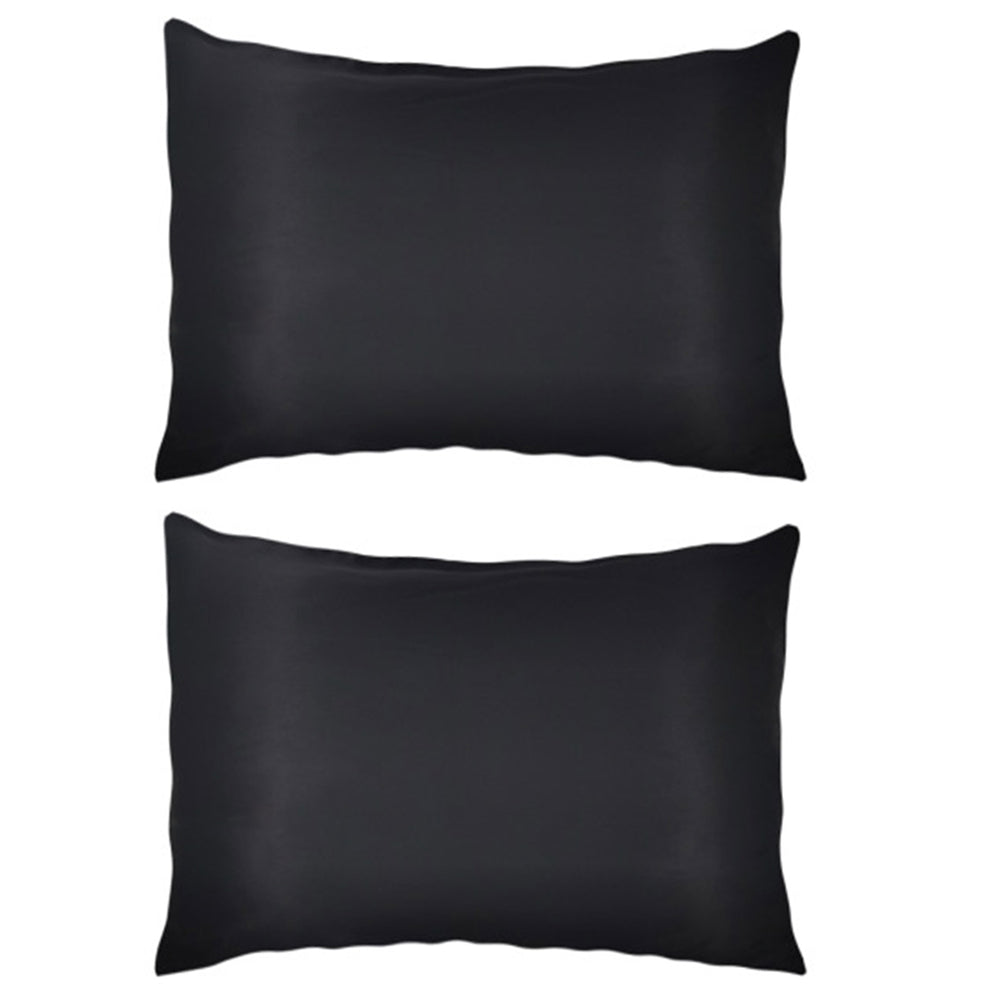 2Pcs Both Sides 16Mome Mulberry Silk Soft Pillowcases