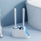 Soft TPR Toilet Brush Set for Bathroom Cleaning