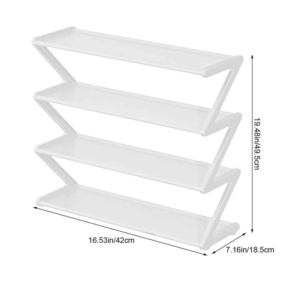 4 Tier Shoe Rack Storage Organizer Shelf Stand Shelves Shoe Storage