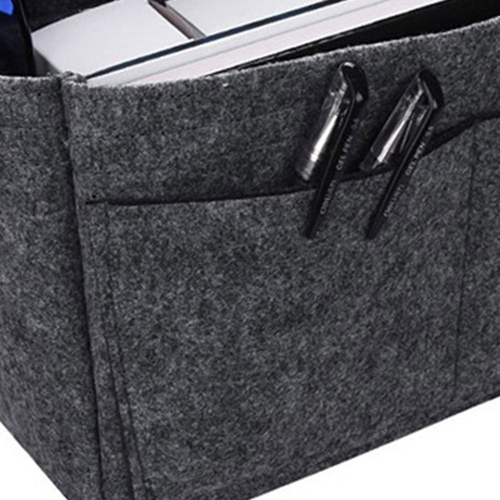 Thick Felt Tote Bag Organizer Insert with Multiple Pockets