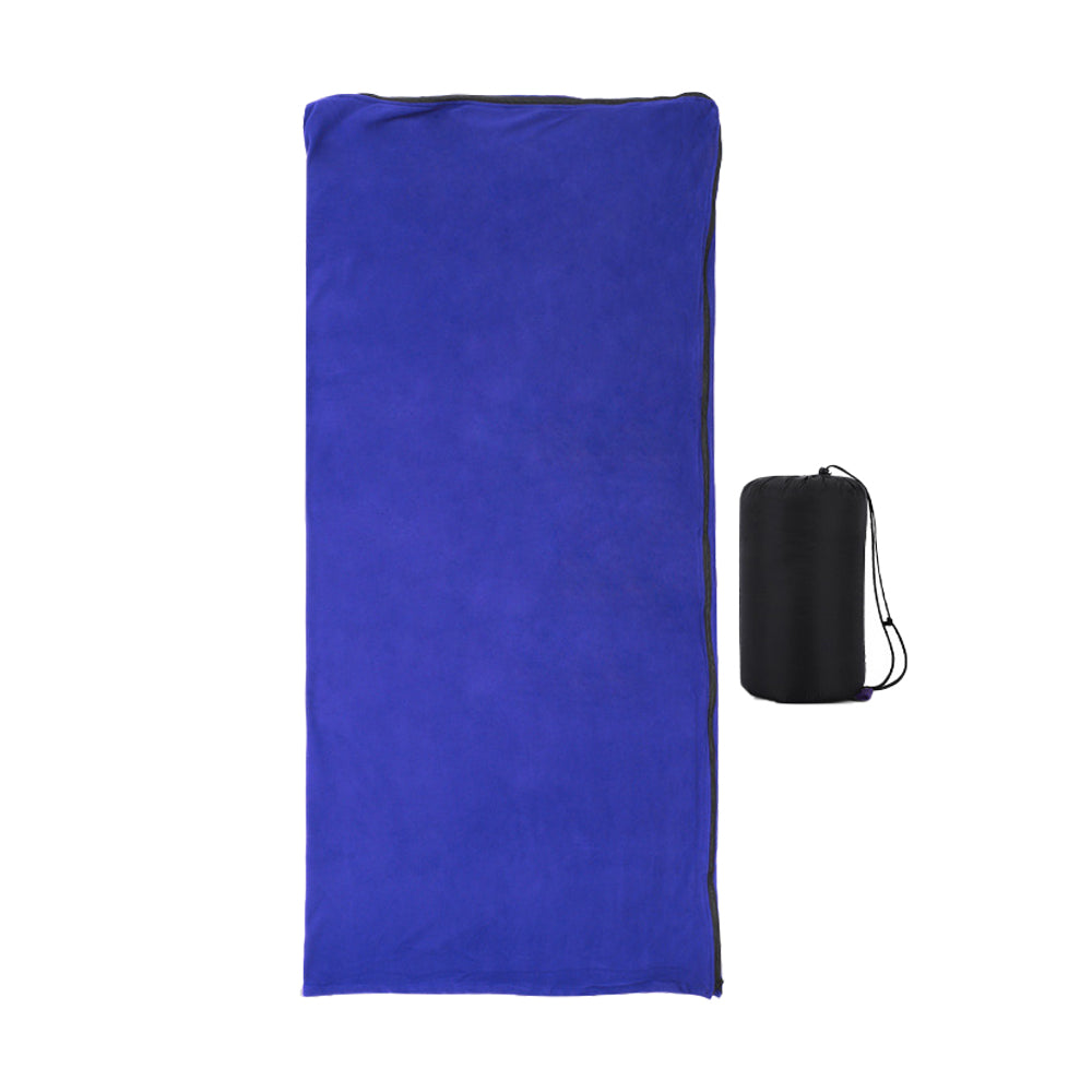 Fleece Sleeping Bag Liner Portable Travel Sleeping Sack Sheet