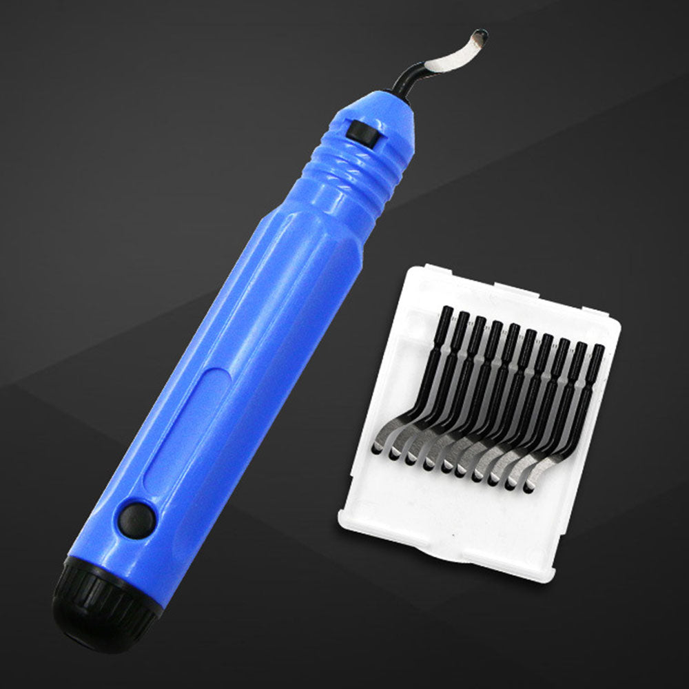 2Pcs Pocket Deburring Tool 365 Degree Swivel Head with Replacement Blades Tools for Bosch